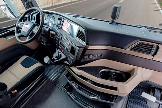 cabina de camión para conductores de mercancías por carretera